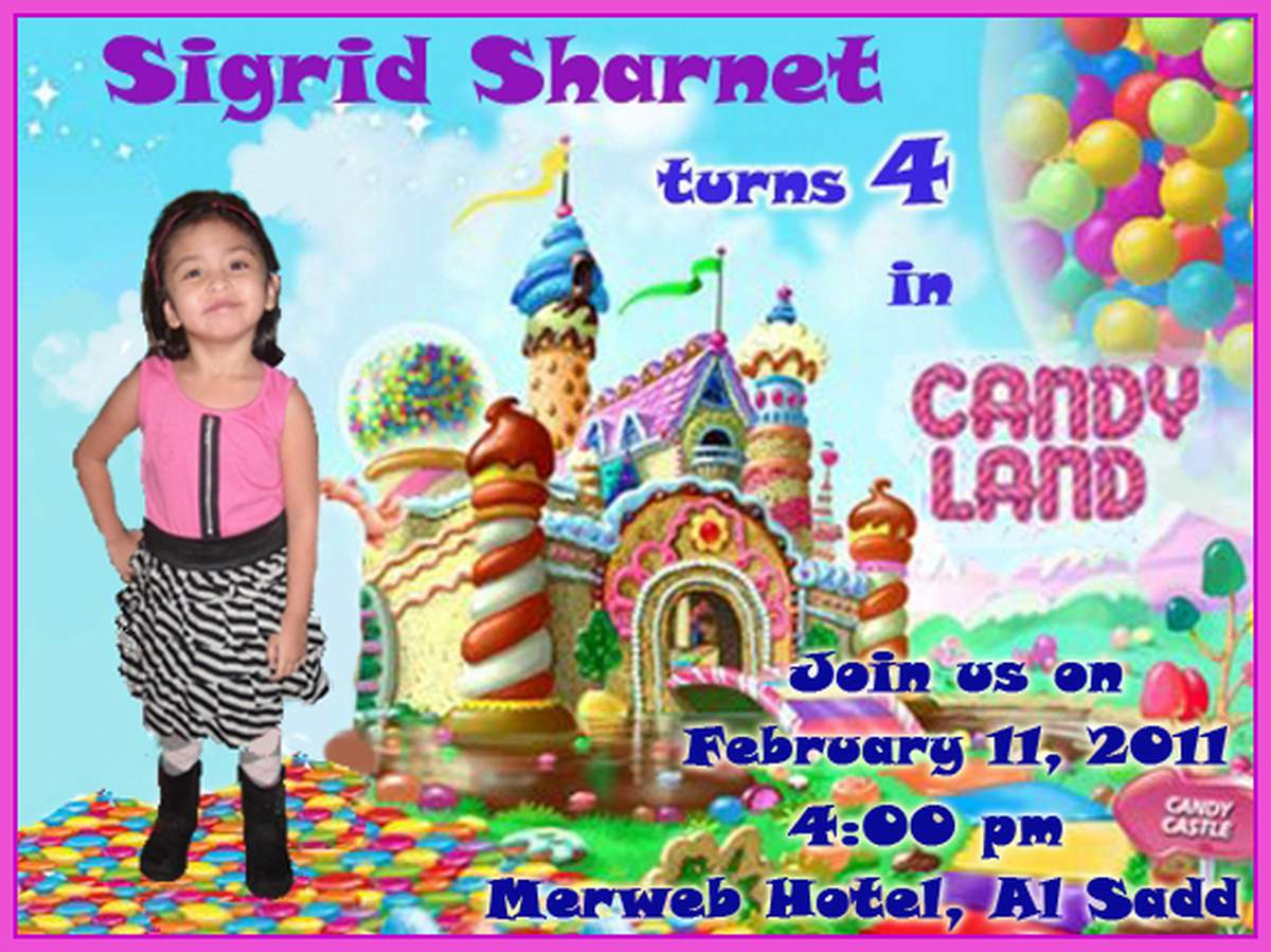 Candy Party - Sigrid's 4th birthday