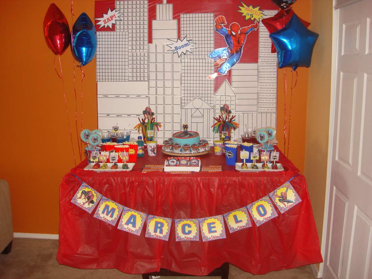 Marcelo's 5th Birthday Party - Spiderman