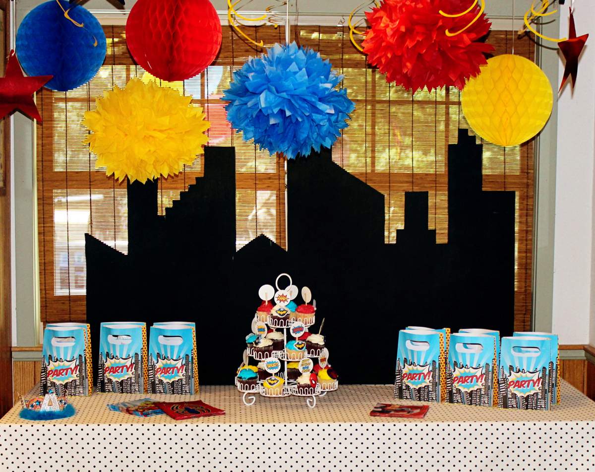 Conner's 4th Birthday Party - Superhero