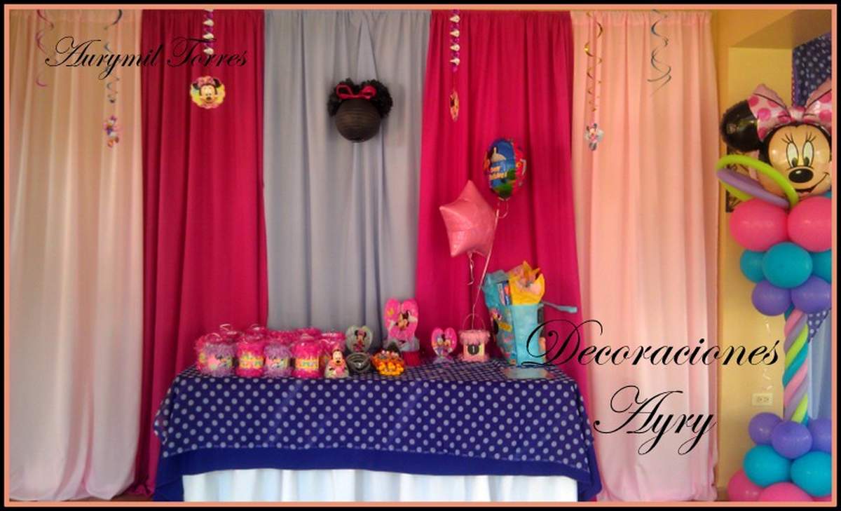 Valentina 1st Happy Birthday  - Minnie Mouse