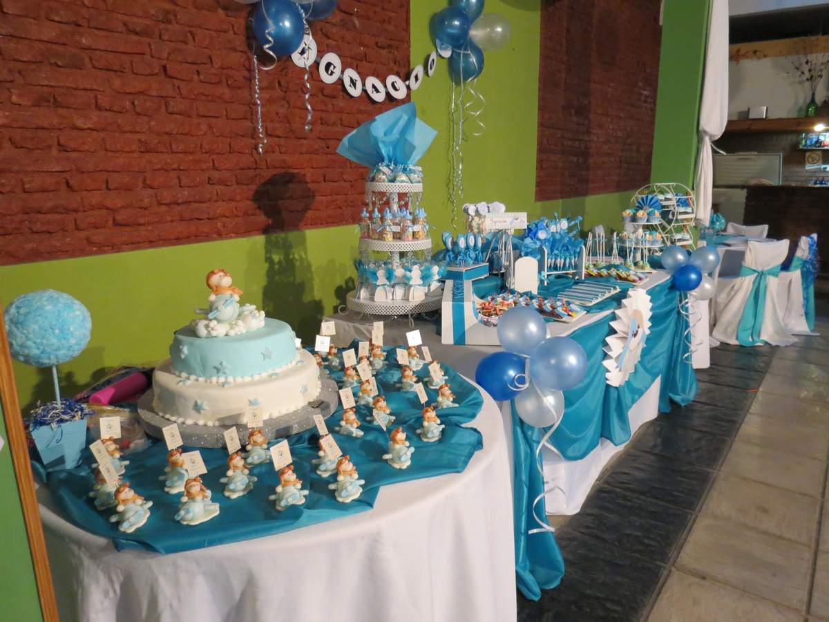Ignacio baptism and 1° birthday - aviator dog