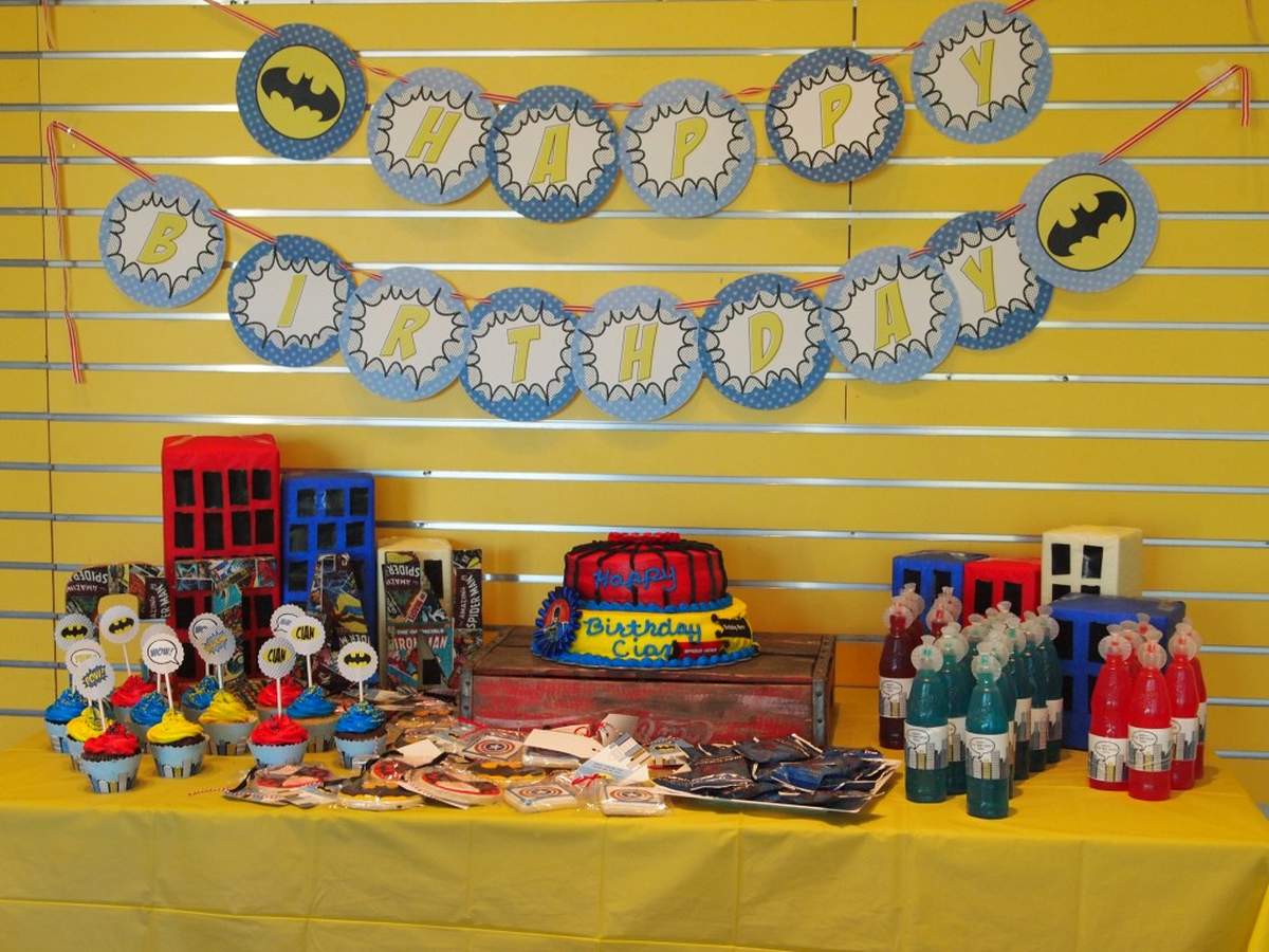 Super Hero Fourth Birthday - Super Heros