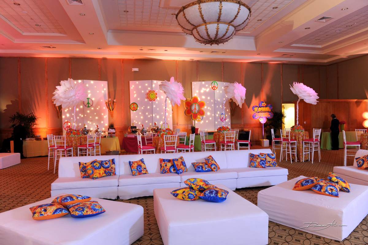 60 s Hippie Theme Bar Mitzvah Party Ideas Photo 1 Of 21 Catch My Party