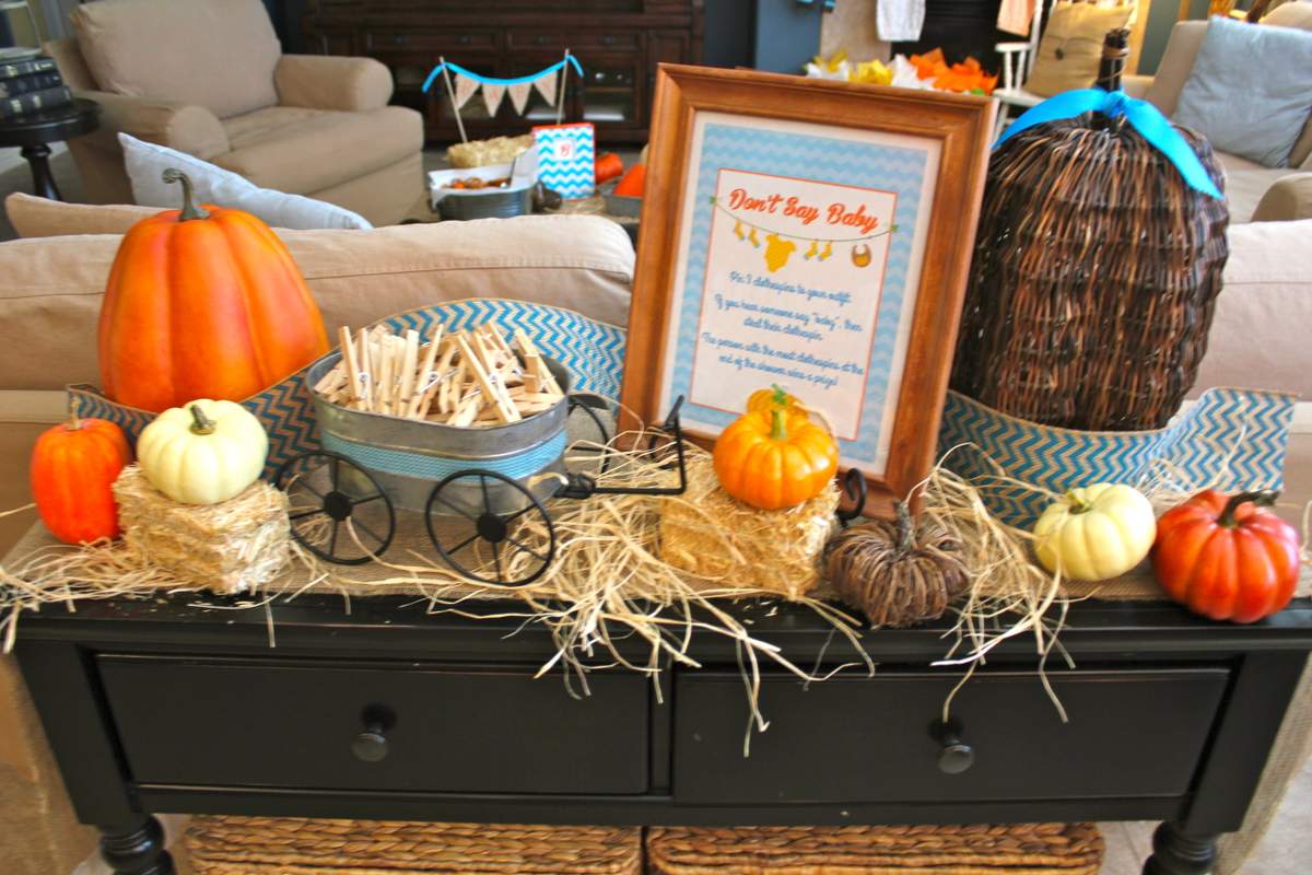 Lil' Pumpkin Boy - Pumpkin Baby Shower
