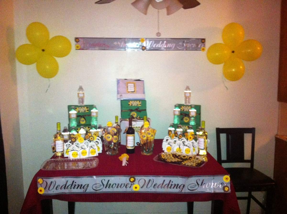 Angelina's bridal shower - Sunflower 