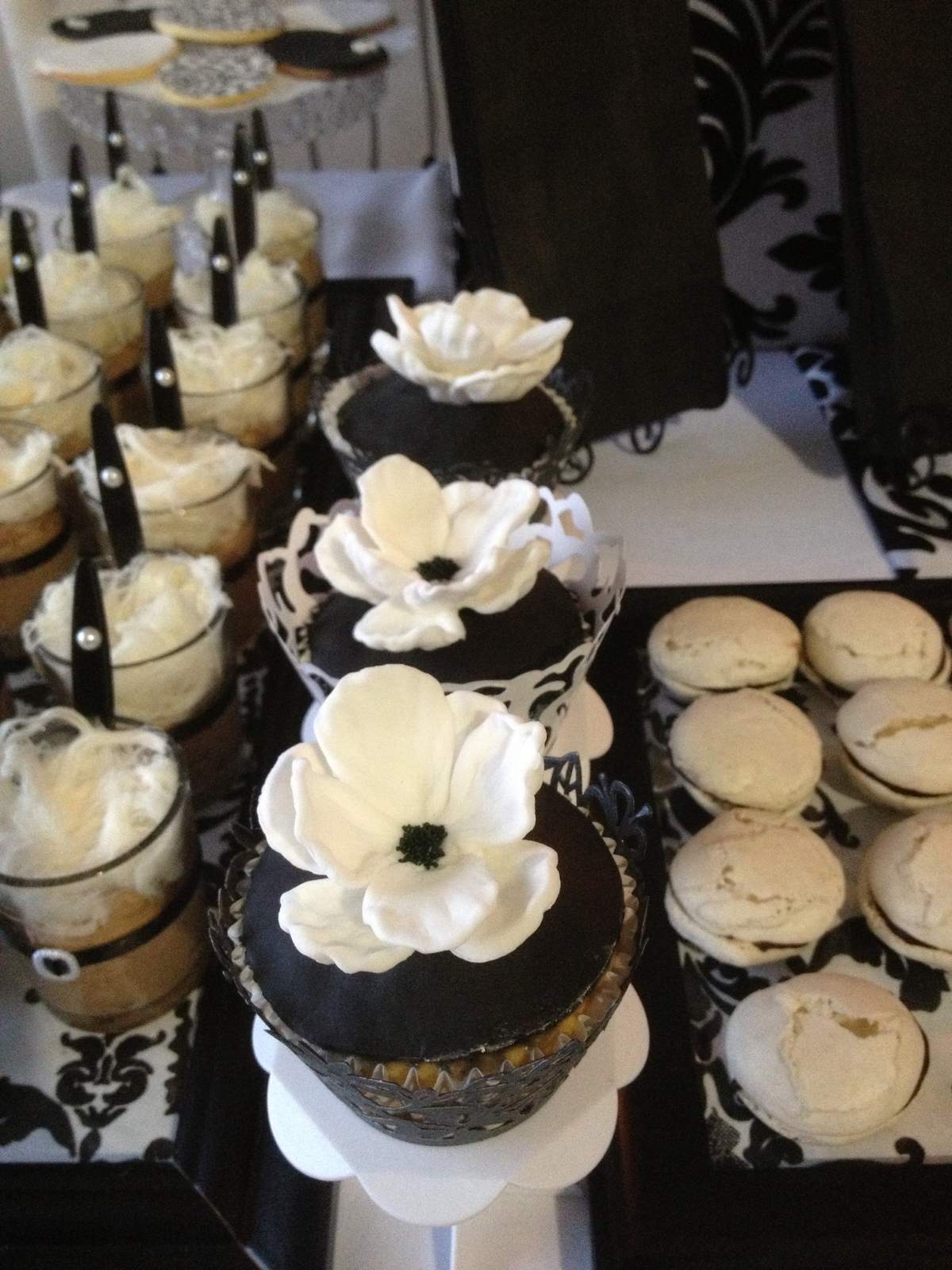 Black and White Engagement Party Ideas Photo 6 of 13 Catch My Party