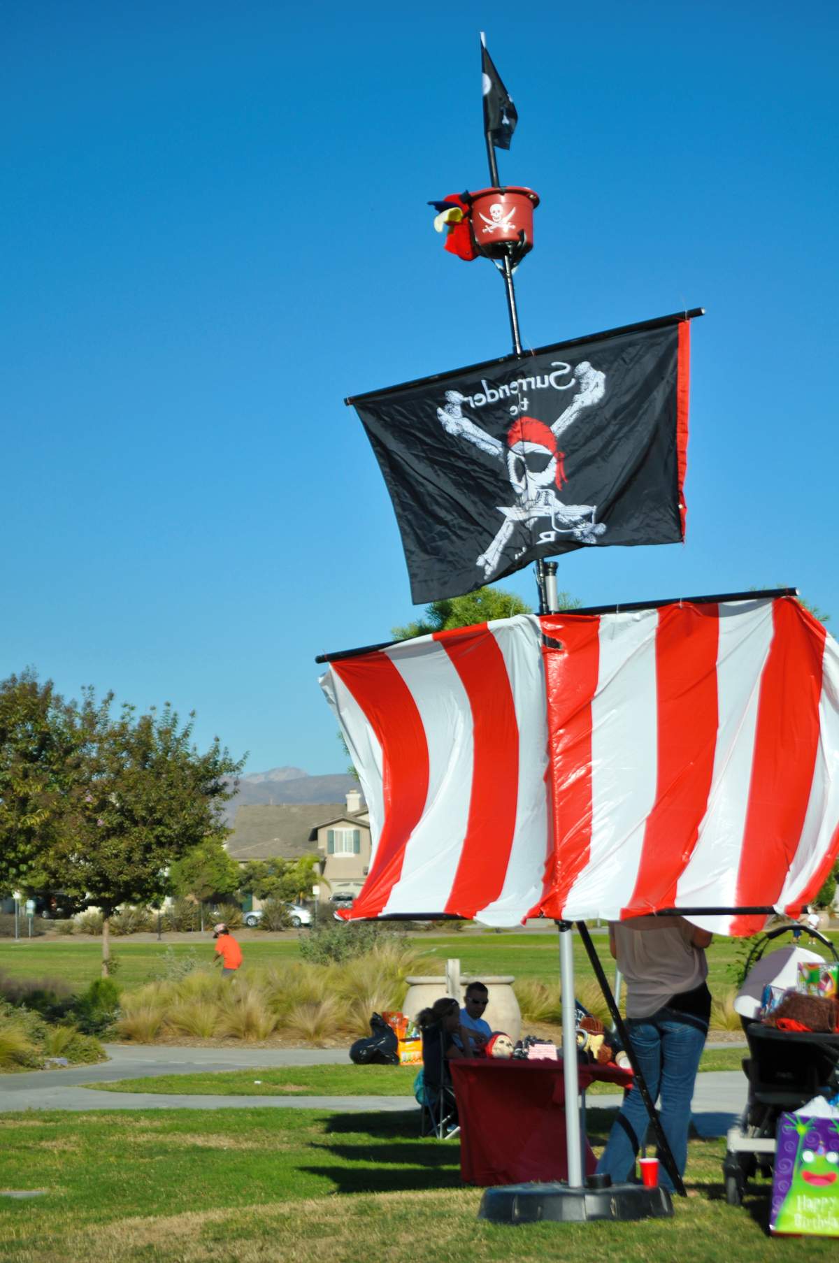 Pirate Party with Jack Sparrow Birthday Party Ideas Photo 1 of 21