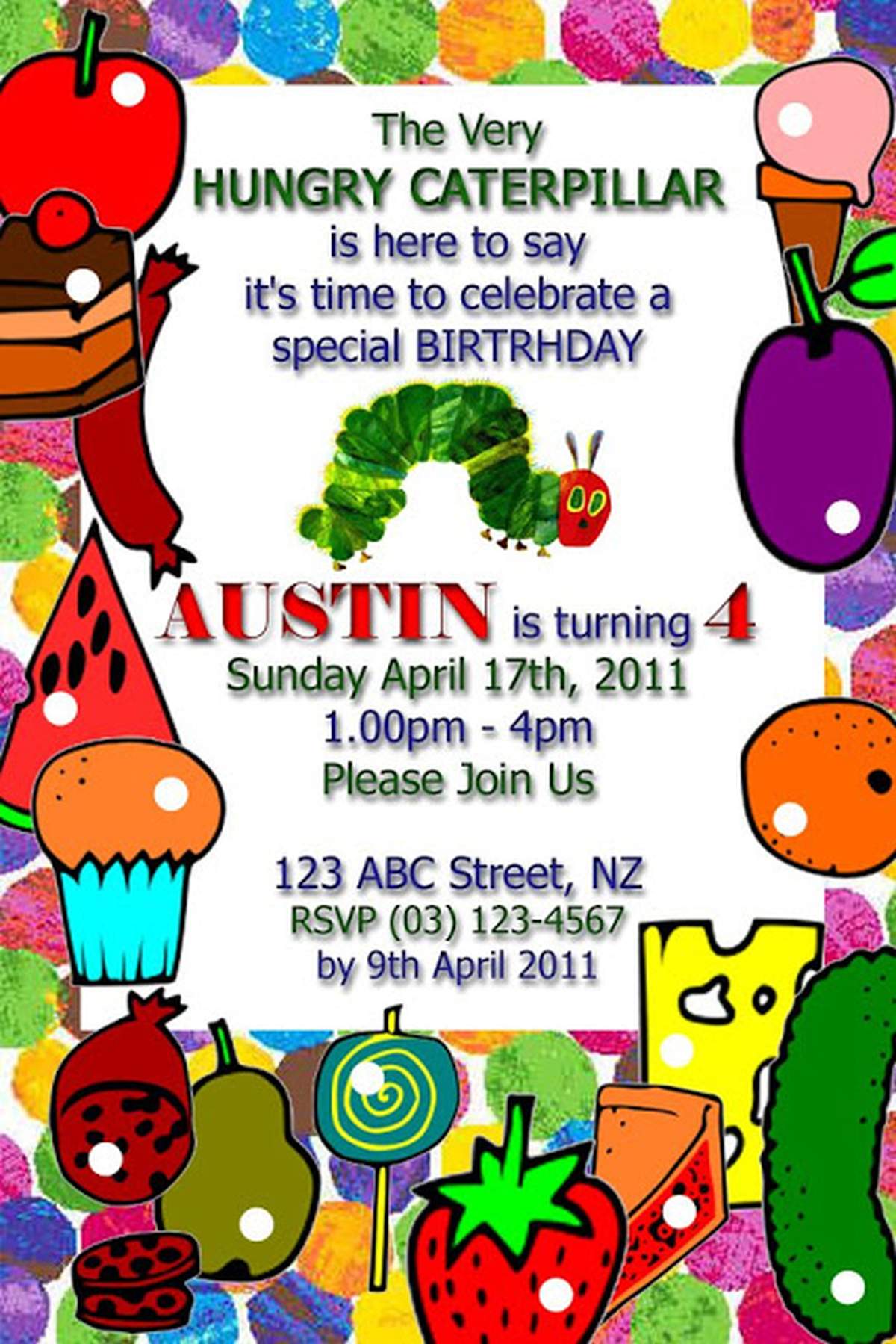 Austin's 4th Birthday - Hungry Caterpillar Party