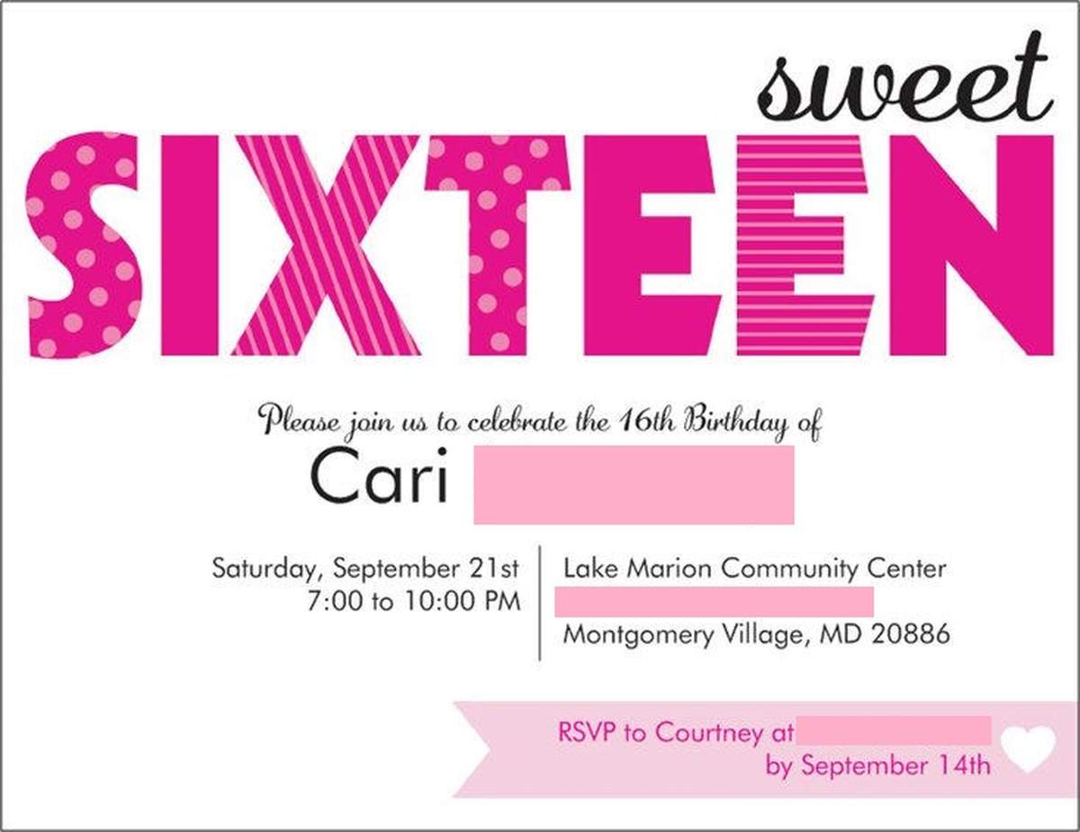 Pink & Zebra Sweet 16 - Sweet 16, Zebra, Pink