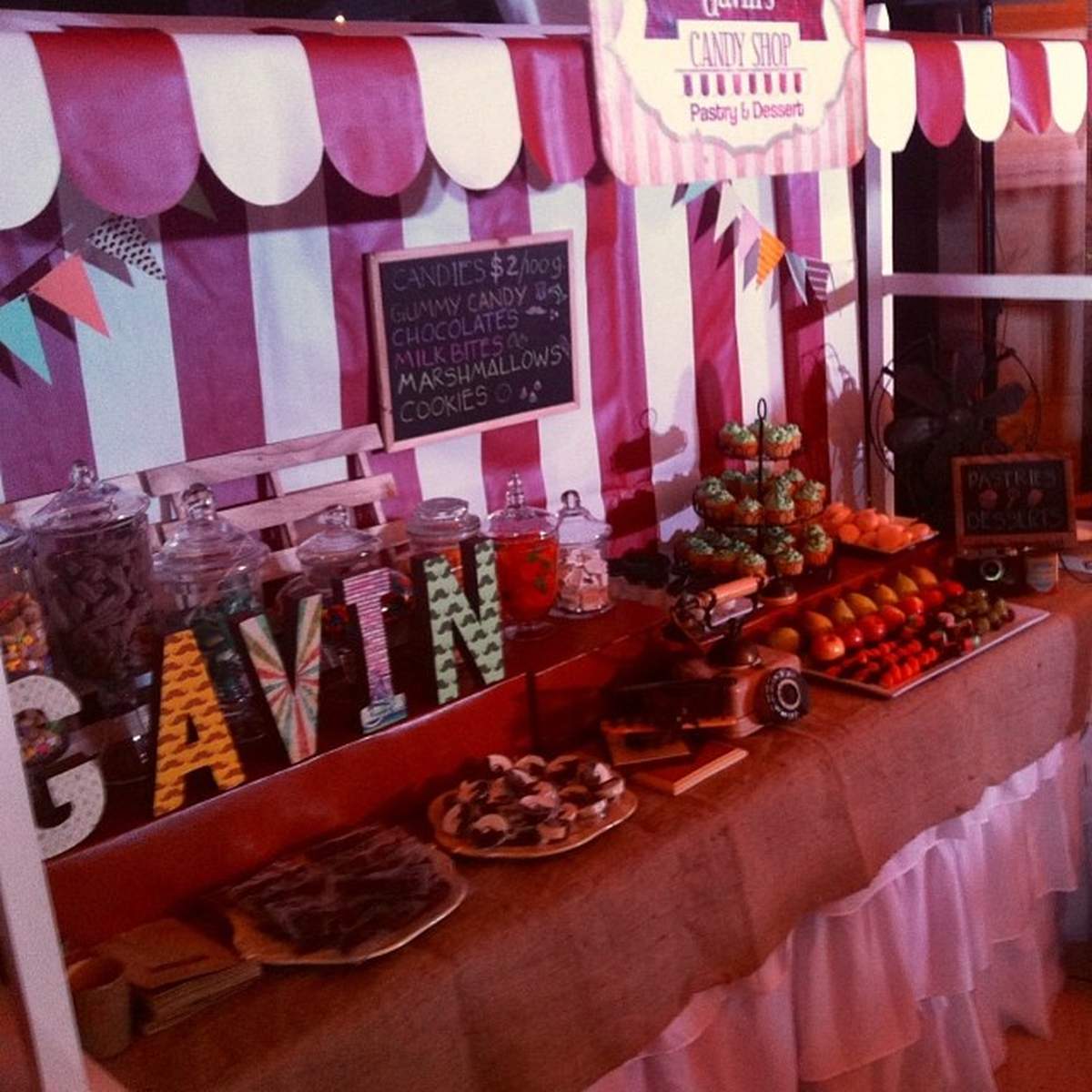 GAVIN'S 1st Birthday - Little Man Party