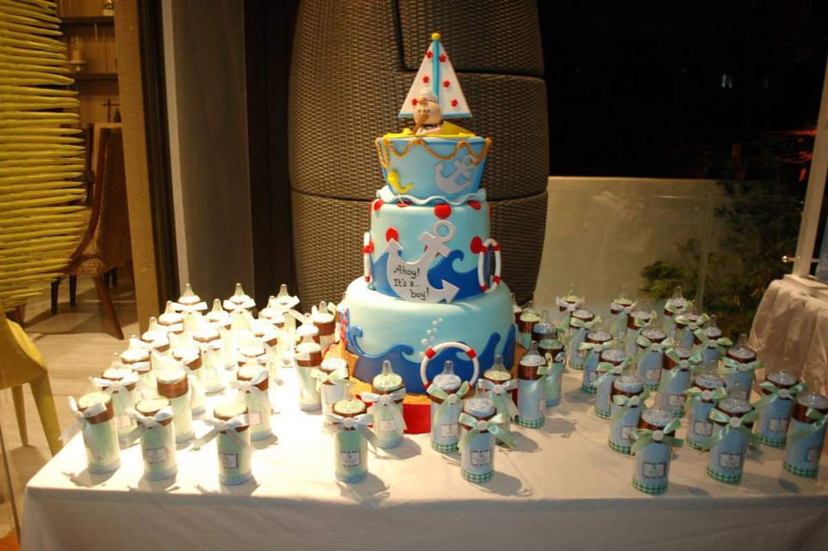 Baby boy blue Baby Shower Party Ideas Photo 4 of 6 Catch My Party