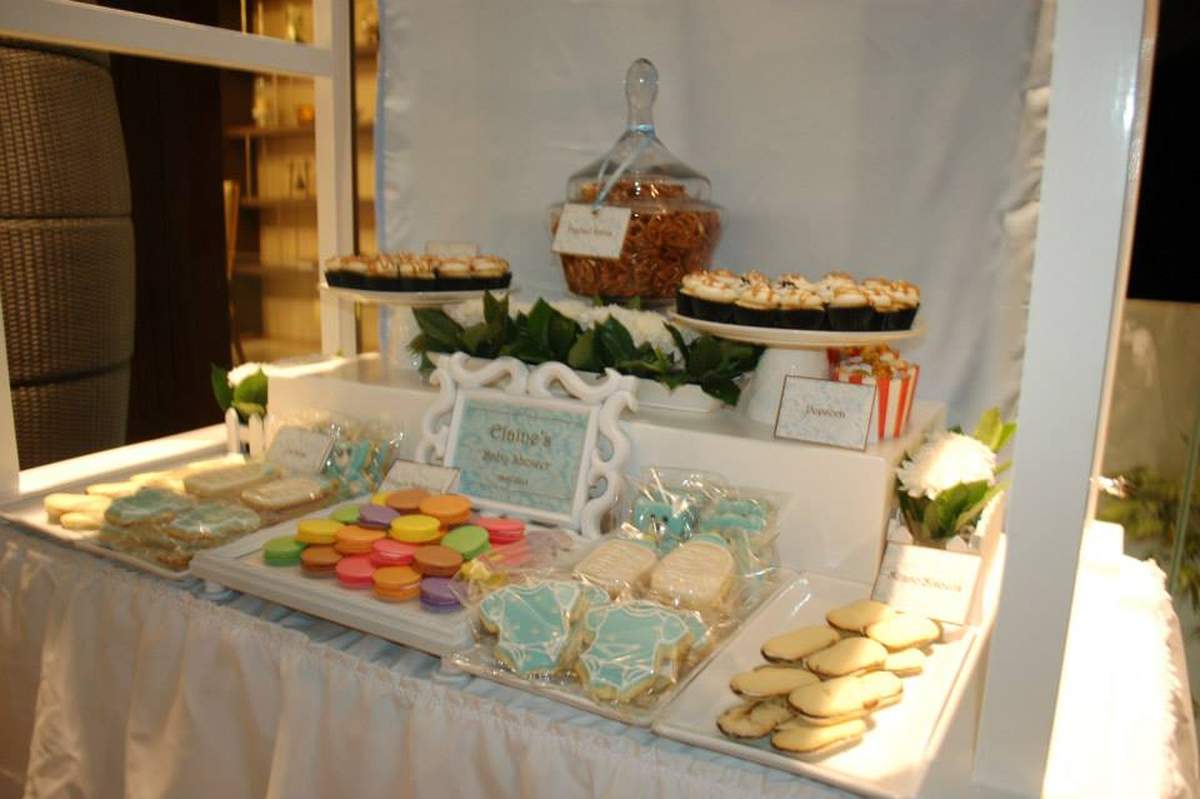 Baby boy blue Baby Shower Party Ideas Photo 4 of 6 Catch My Party