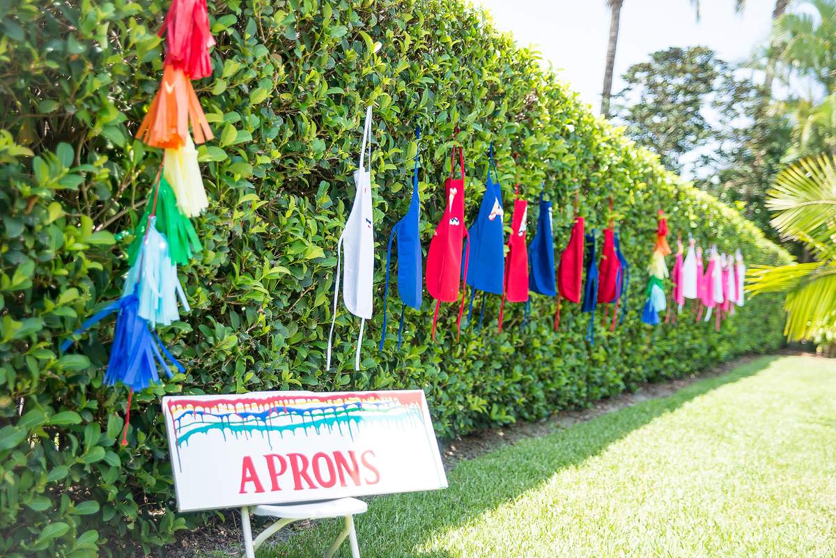 Art/Painting Birthday Party Ideas Photo 29 of 42 Catch My Party