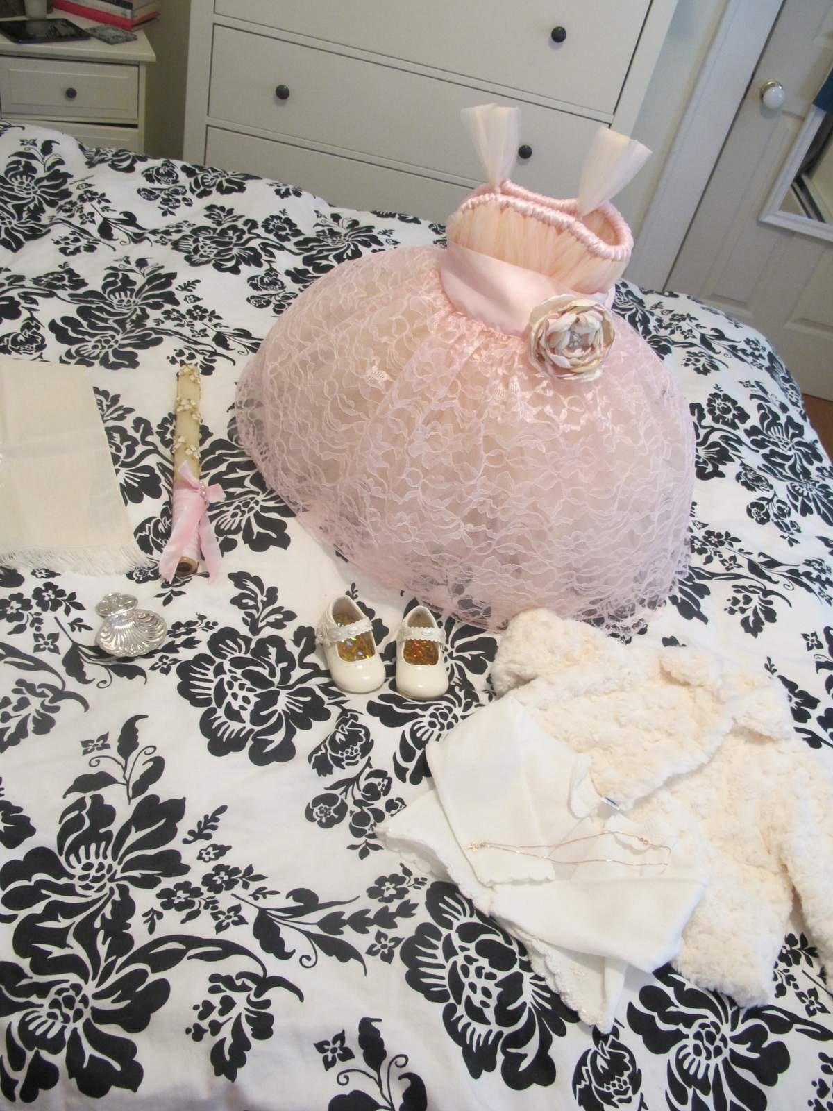 Aria's Baptism - Vintage Shabby Chic / Garden Delight