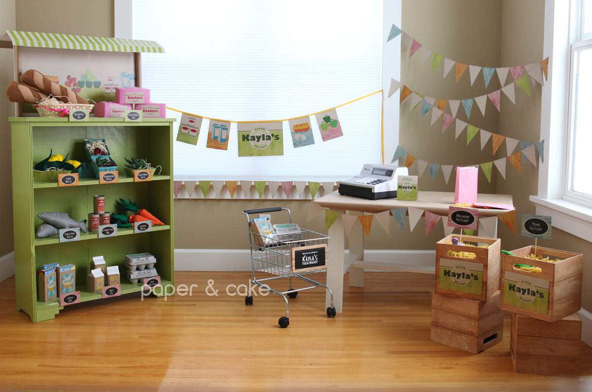 grocery store Birthday Party Ideas Photo 3 of 8 Catch My Party