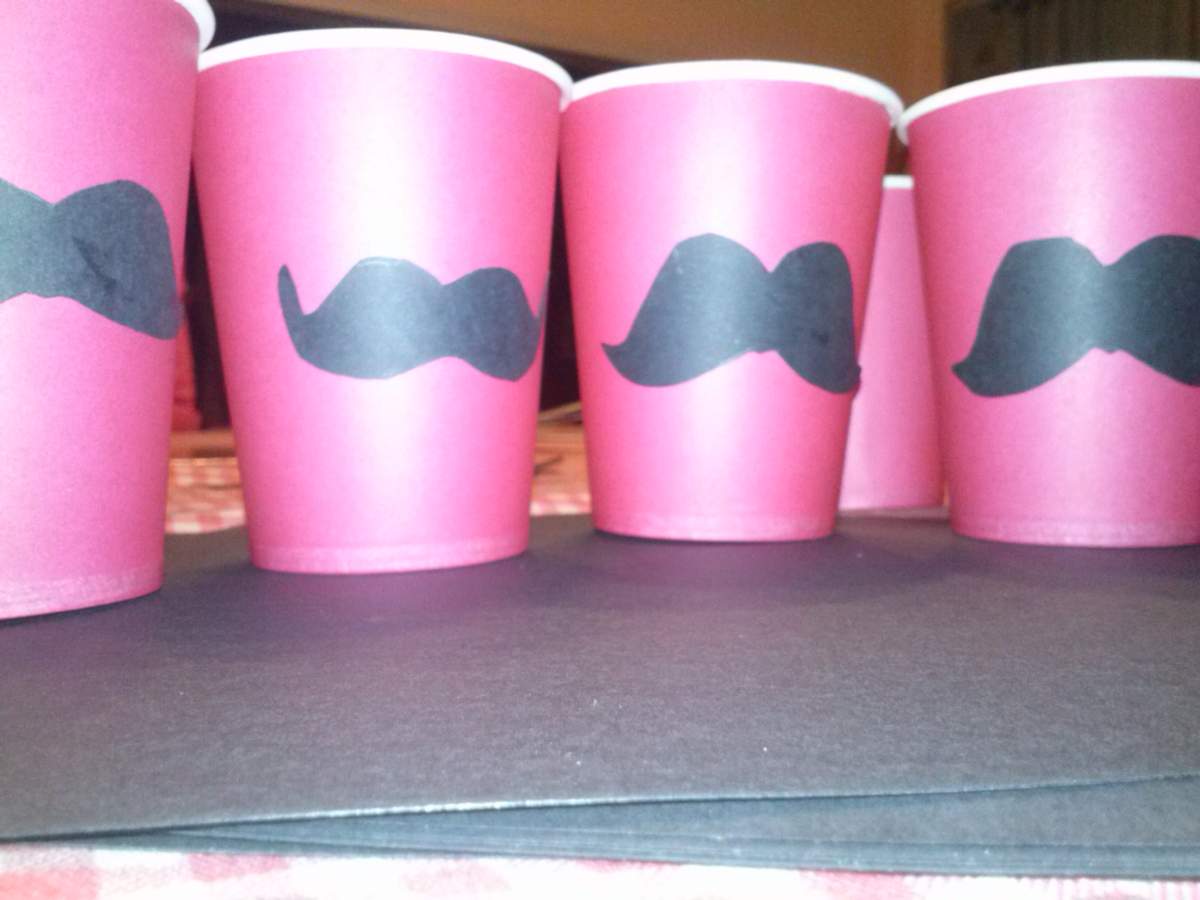 17th birthday  - mustache party 