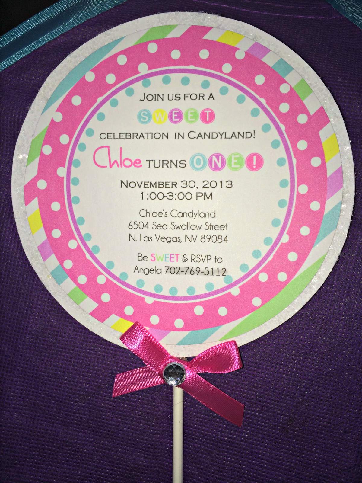 Chloe's Super Sweet 1st Birthday Party - Candyland/Sweet Shoppe