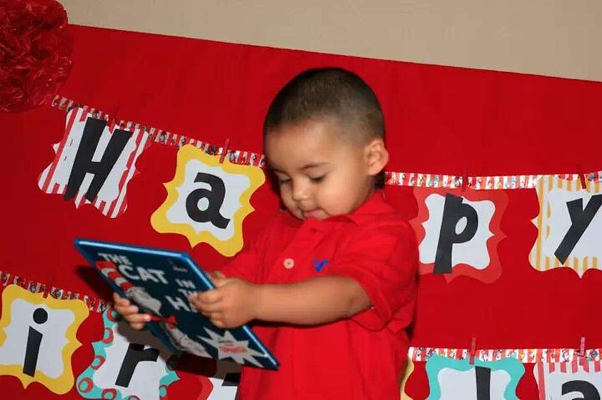 Jordans 2nd Birthday Party - Dr Seuss  Cat in the Hat