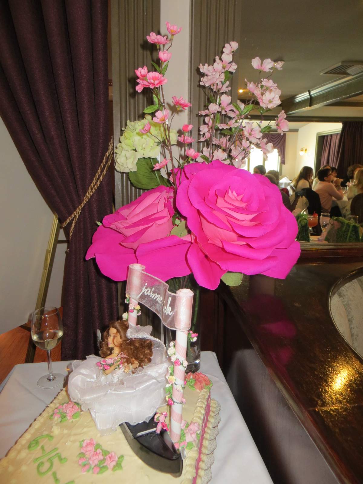 Jaime's Bridal Shower - Pink and green