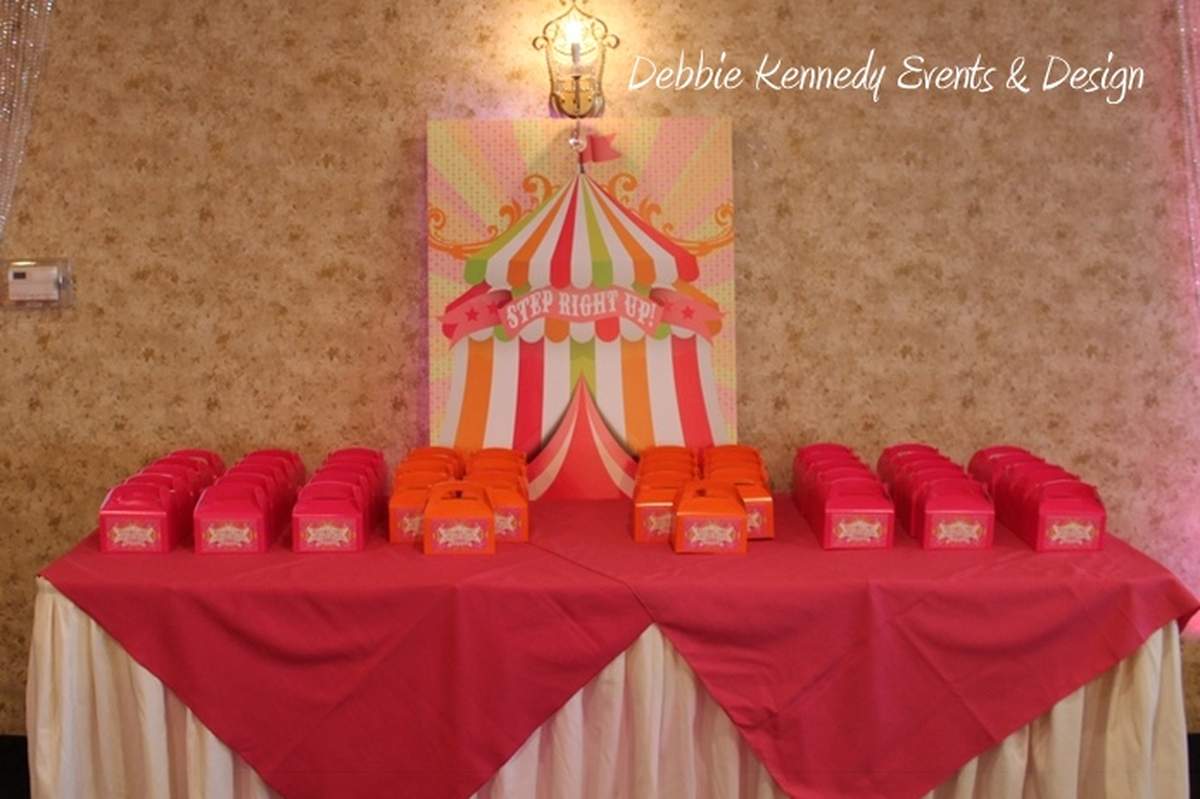 2nd birthday Party - Pink & Orange Circus