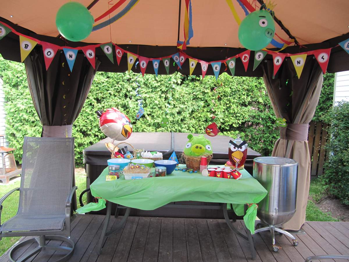 Fête de 5 ans de Zack - Angry Birds