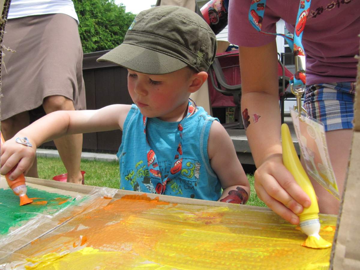 Fête de 3 ans de Zack - The cars, les bagnoles