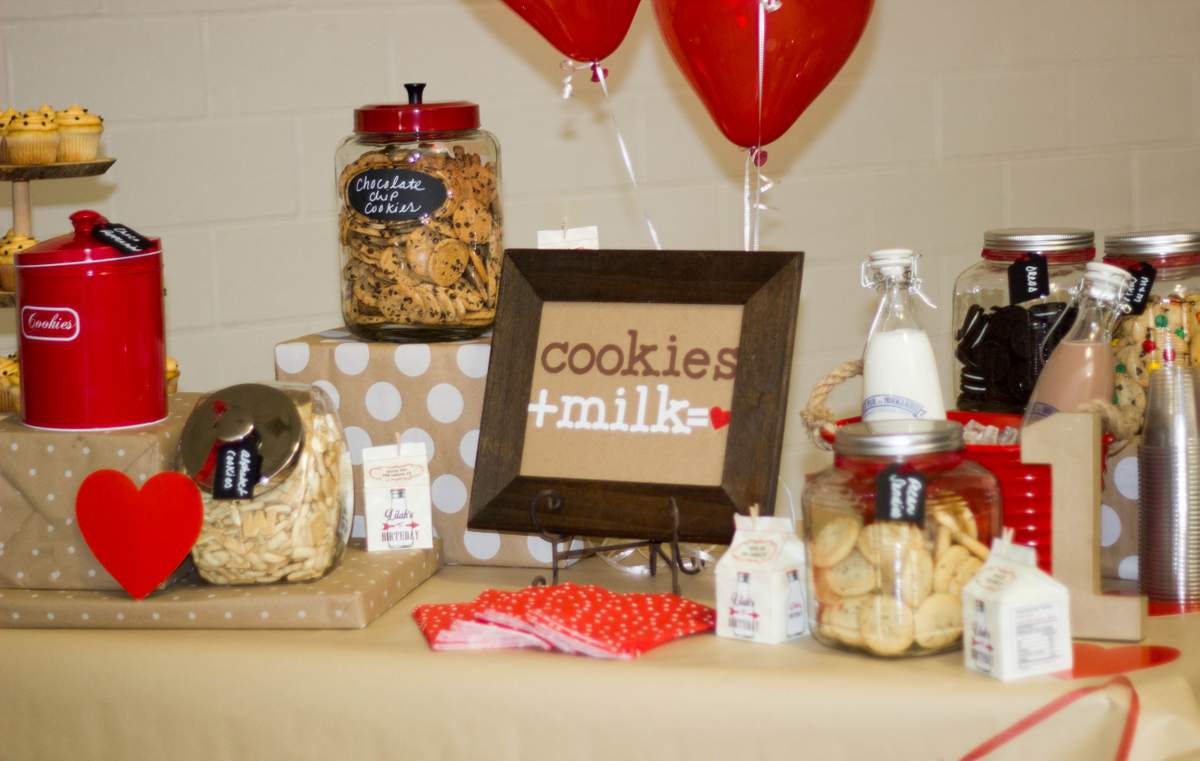 Cookies and milk Birthday Party Ideas Photo 14 of 27 Catch My Party