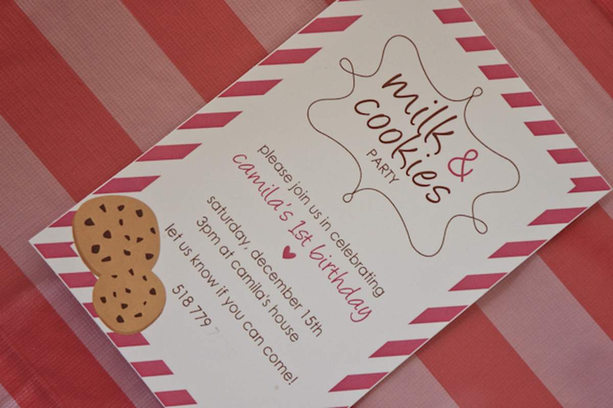 Camila's 1st Birthday  - Cookies & Milk
