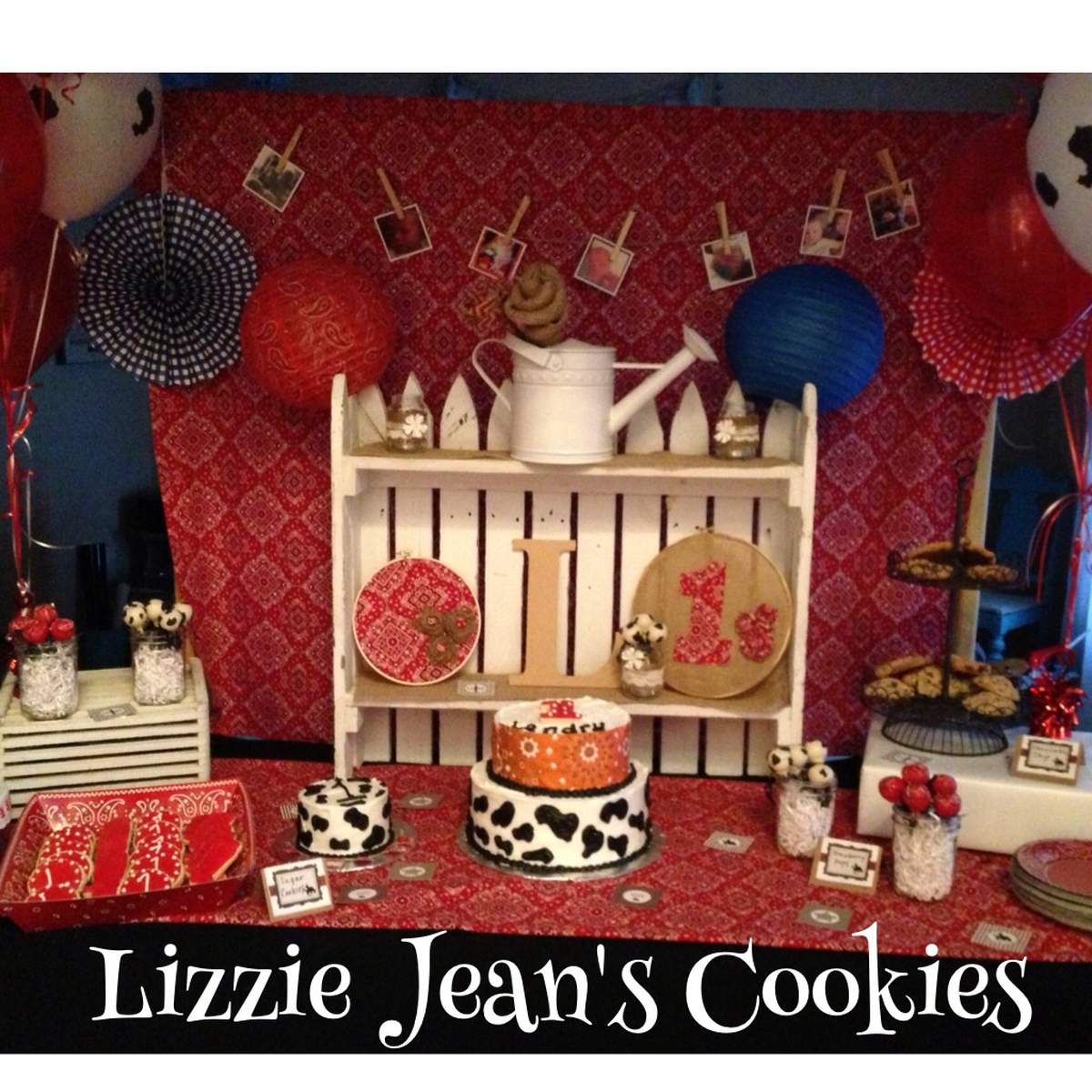 Landry's Cowboy 1st Birthday Party - Cowboy
