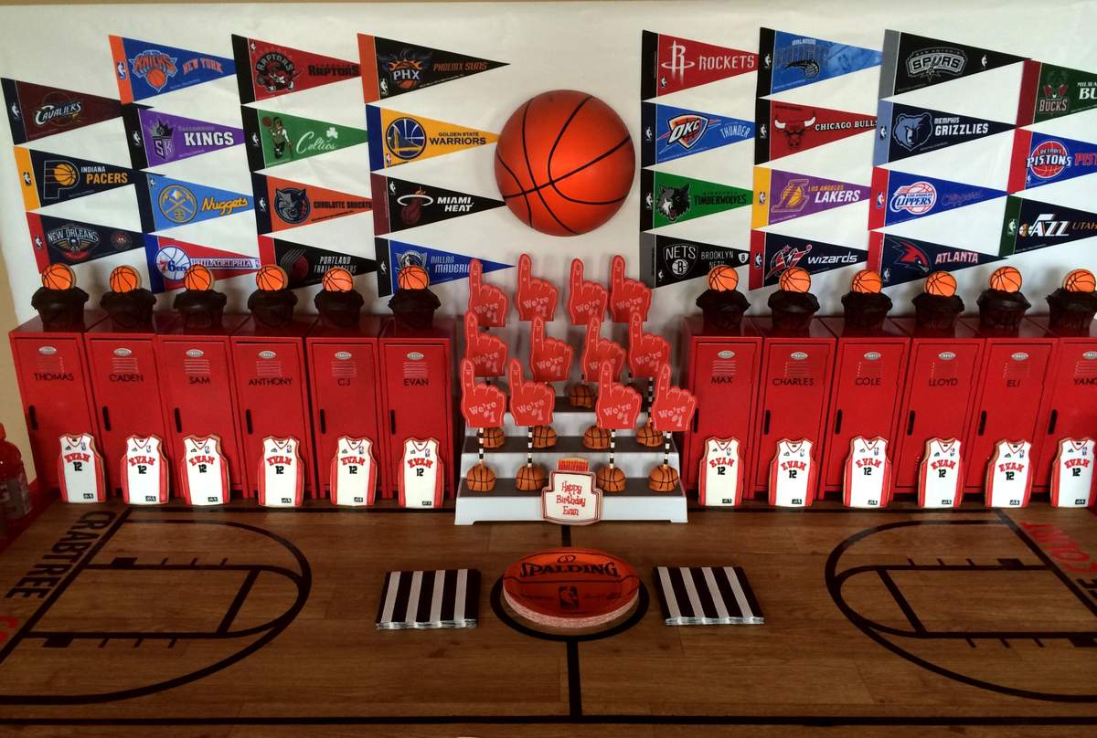 Basketball Birthday Party Ideas Photo 1 of 9 Catch My Party