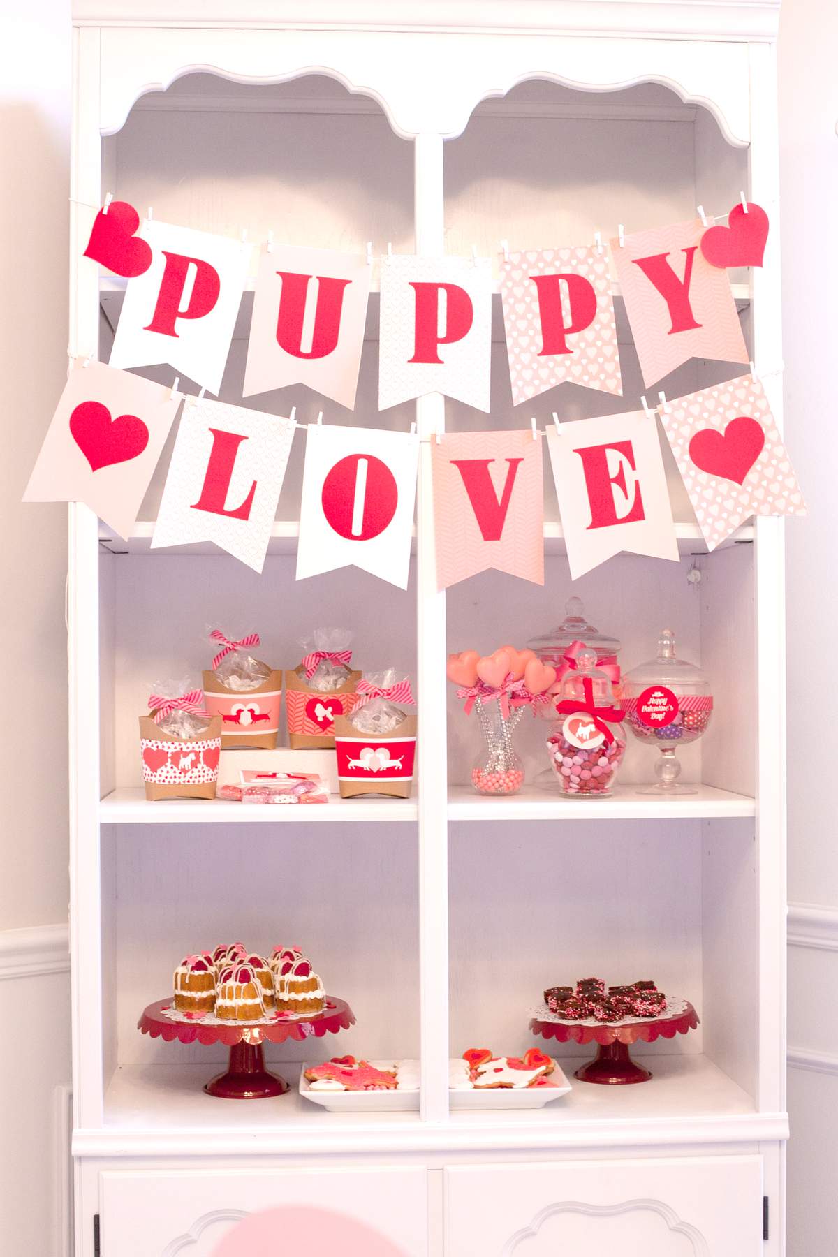 Puppy Love Valentines party - Puppy Dog