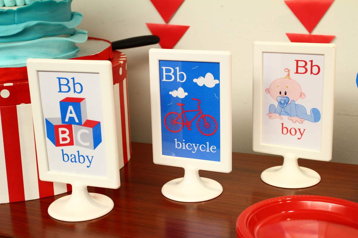 Bike Baby Shower Party Ideas Photo 6 of 8 Catch My Party