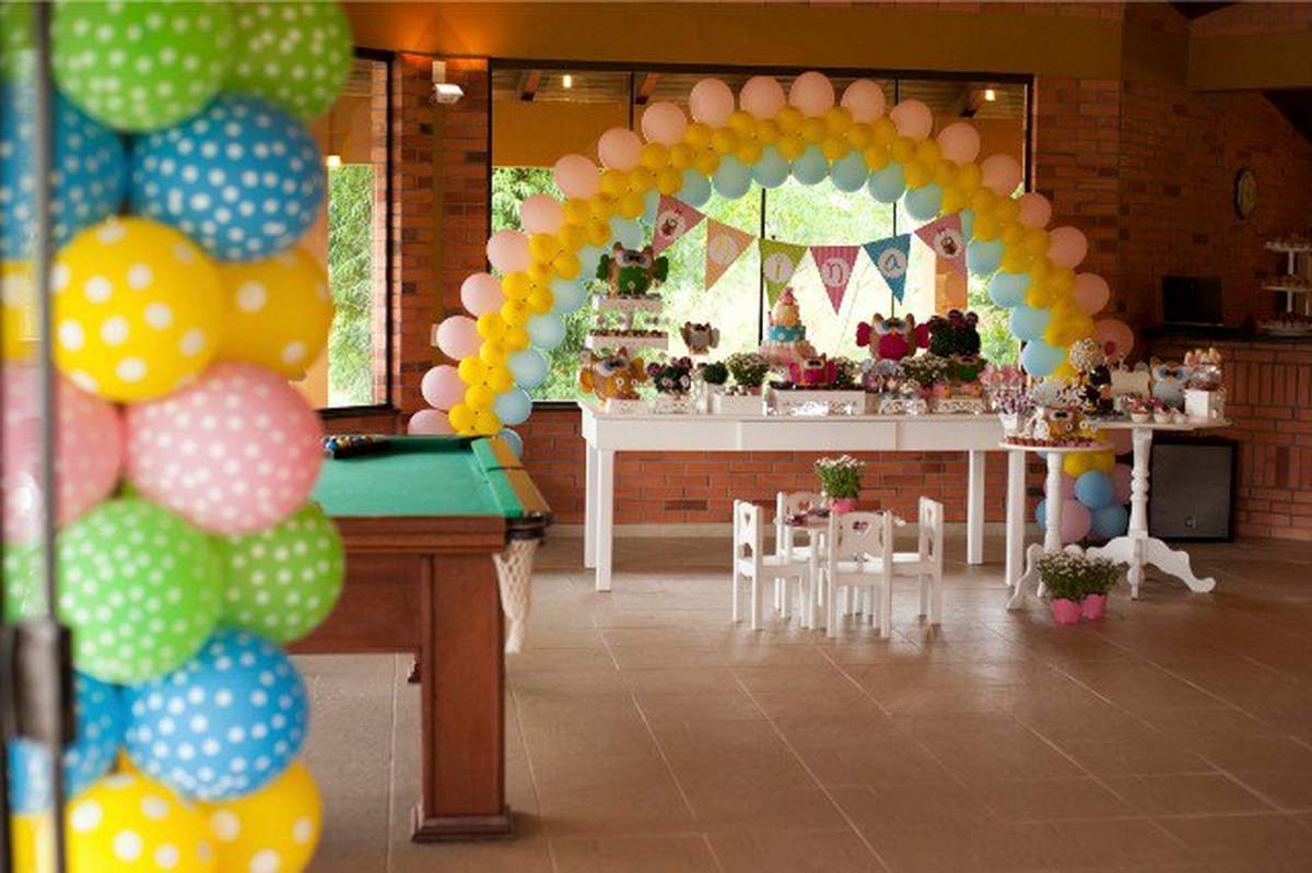 Nina's first birthday - owlet