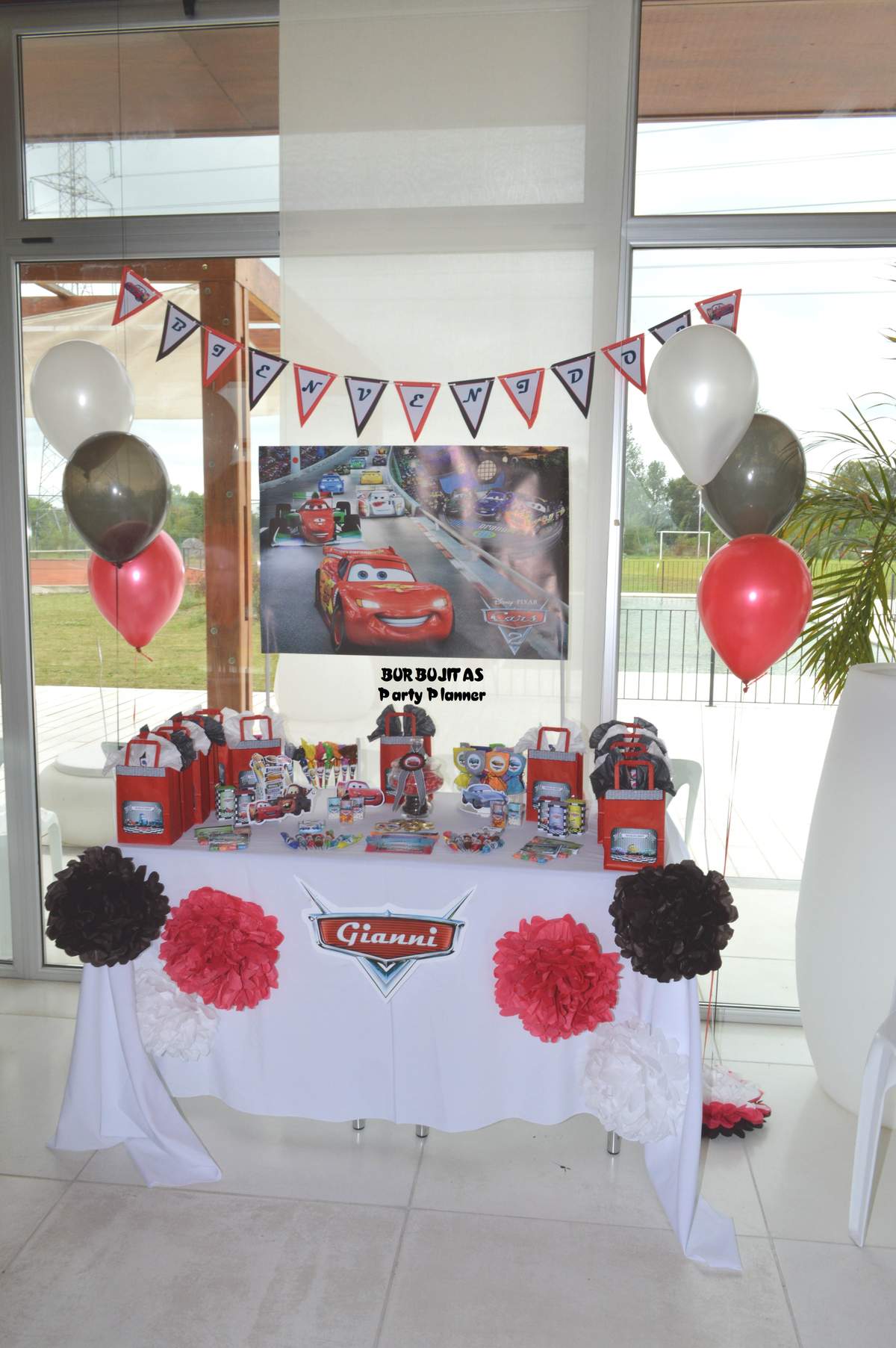 Cumple de 3 de Gianni - Disney Cars