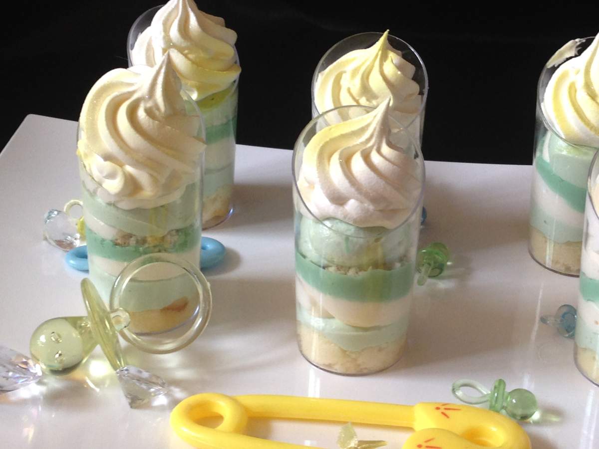 baby shower dessert shooters - None