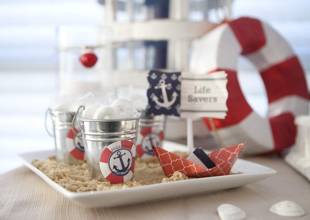 Nautical Baby Shower Party Ideas Photo 1 of 49 Catch My Party