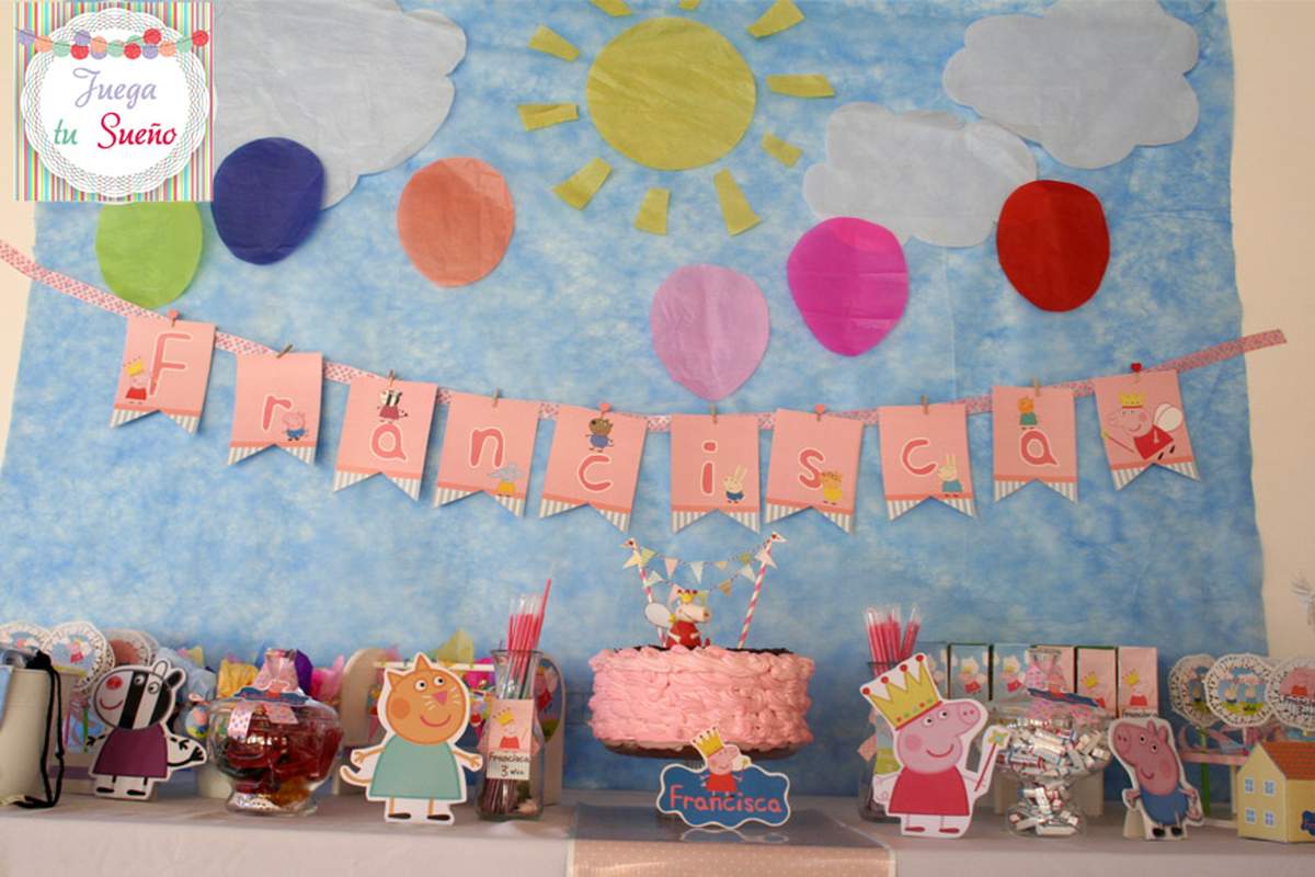 Francisca 3 añitos con Peppa, George y amigos! - Peppa Pig