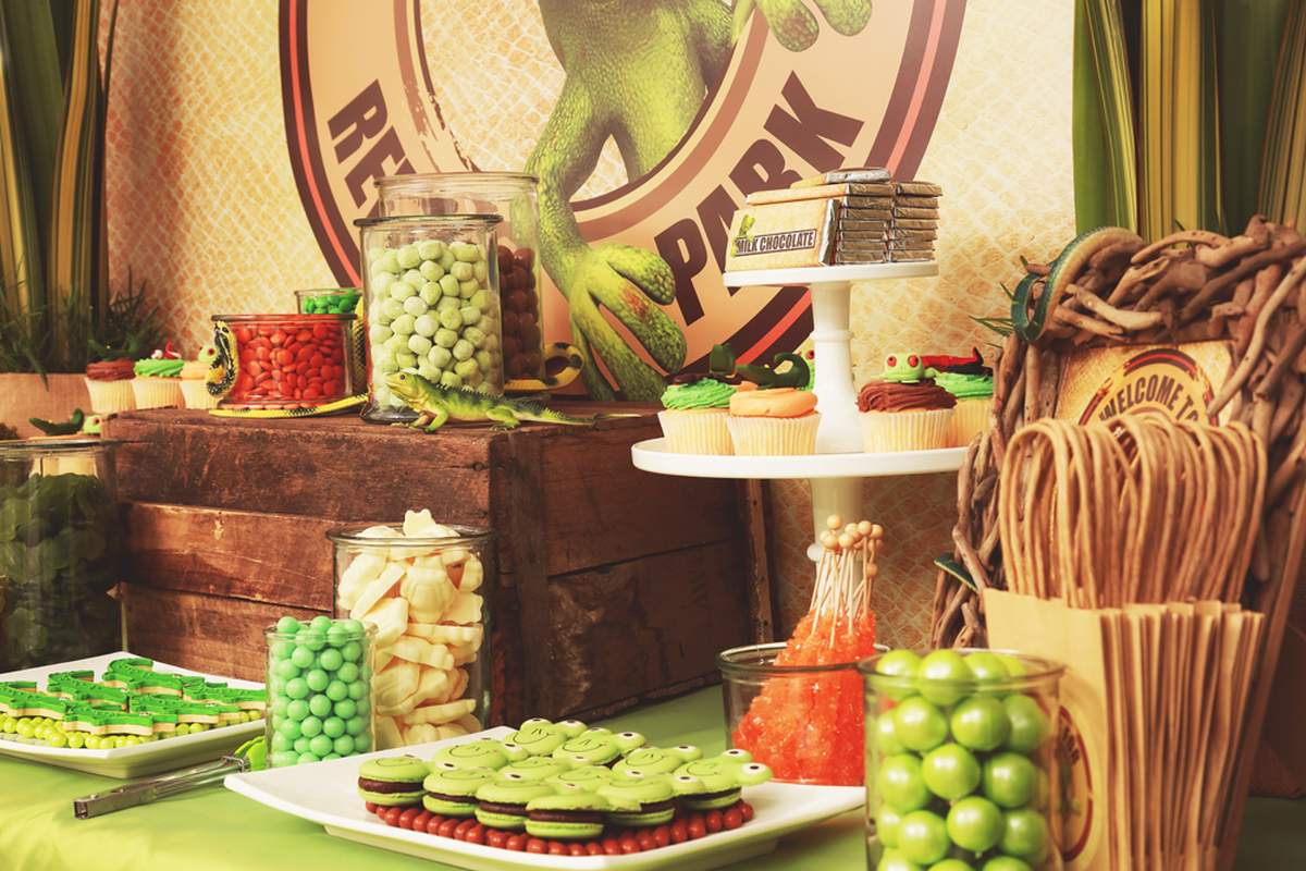 Reptiles Birthday Party Ideas Photo 1 of 24 Catch My Party