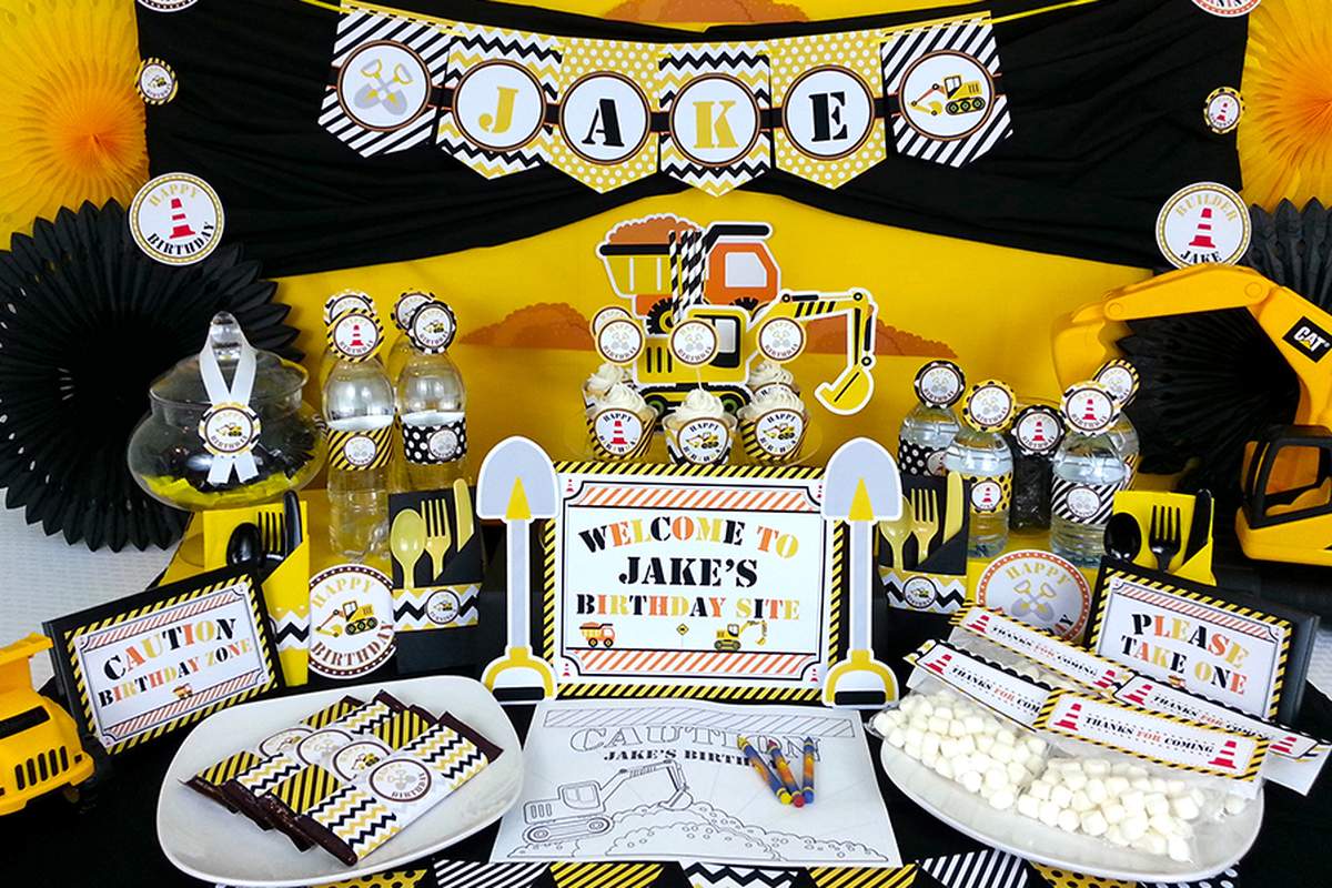 Construction Birthday Party - Construction, Dump Trucks