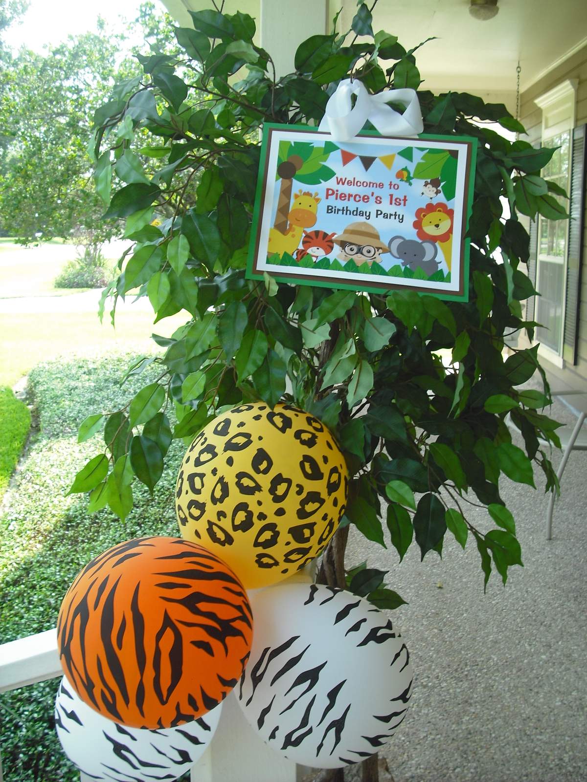 Wild Animal Safari 1st Birthday Party - Jungle Safari