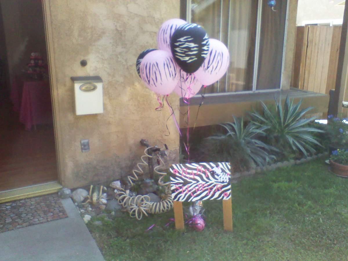 Baby Justyce's Baby Shower - Zebra and hot pink