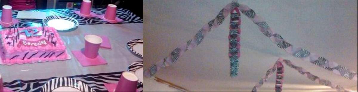 RENY BDAY - PINK AND ZEBRA STRIPE