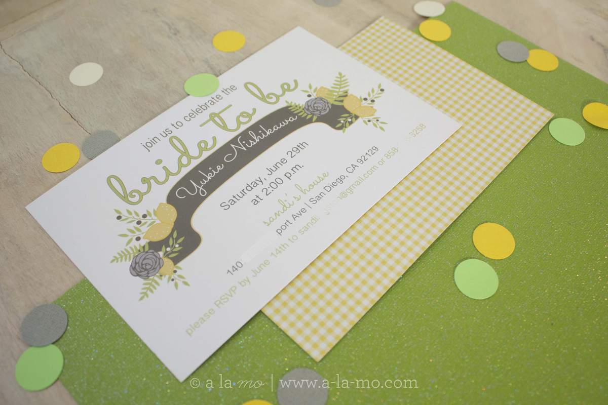 Lemon Fresh Bridal Shower - Lemons