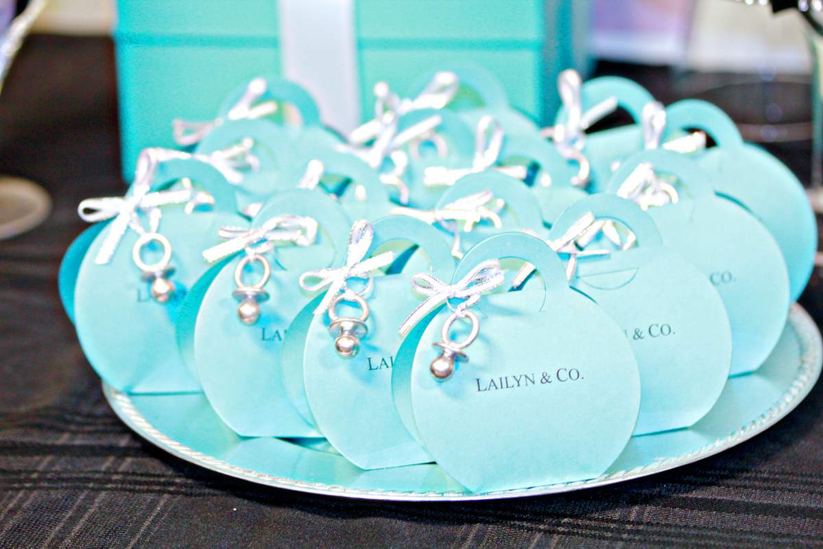 TIFFANY & CO Baby Shower Party Ideas Photo 4 of 12 Catch My Party