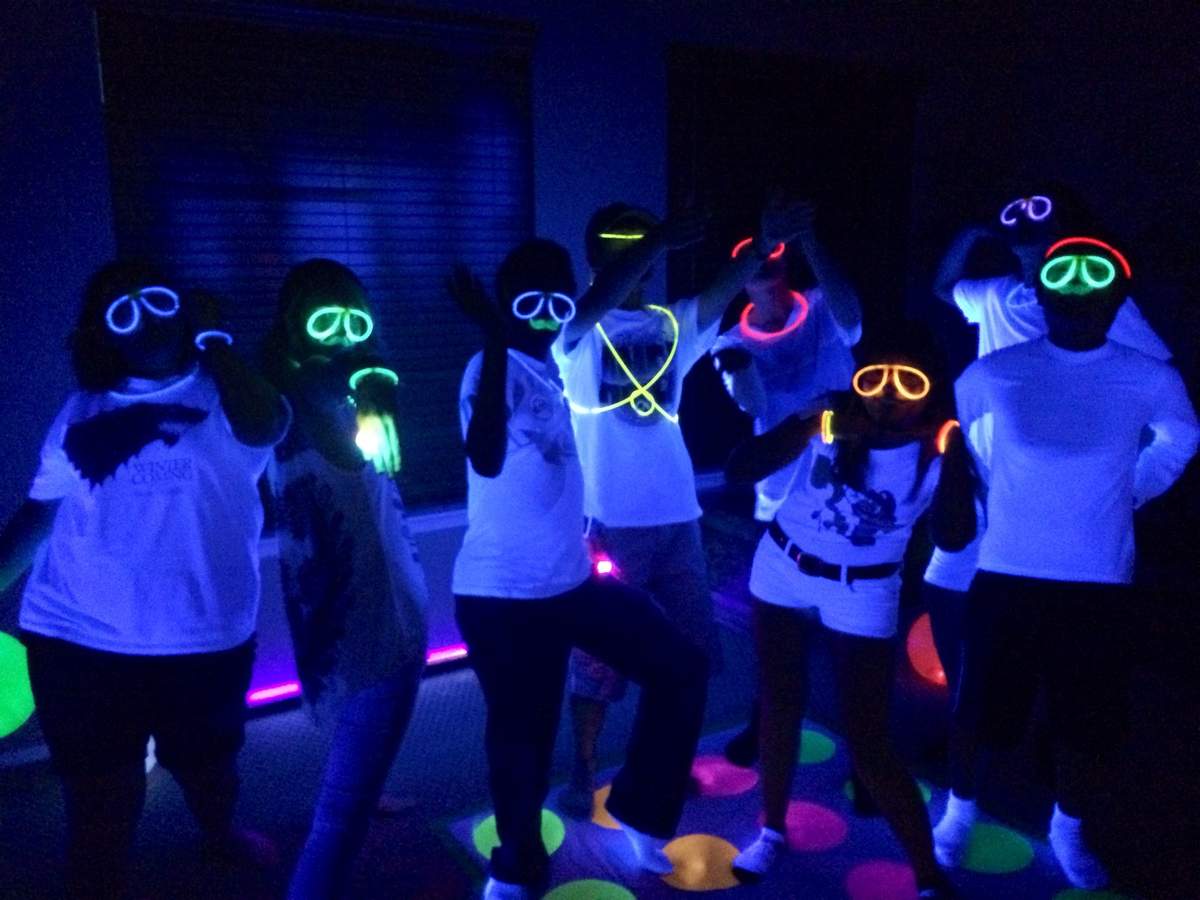 Glow In The Dark Birthday Party Ideas Photo 1 Of 6 Catch My Party