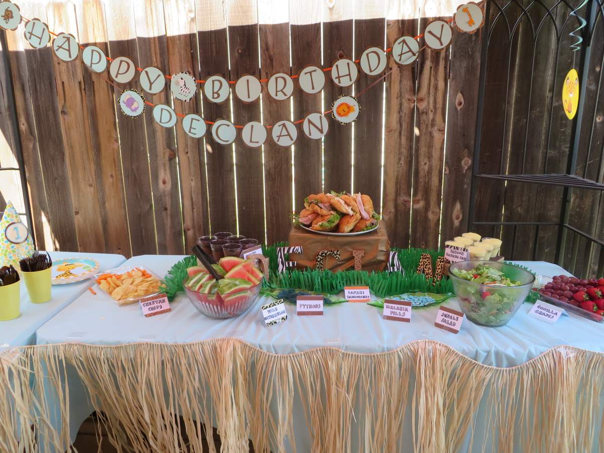 Declan's 1st Birthday Party - Jungle Safari
