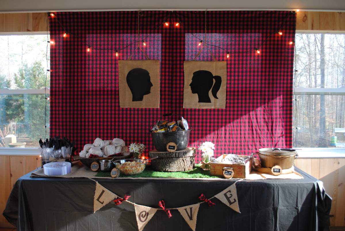  "Timber they have fallen in love"Couples Shower  - Woodland