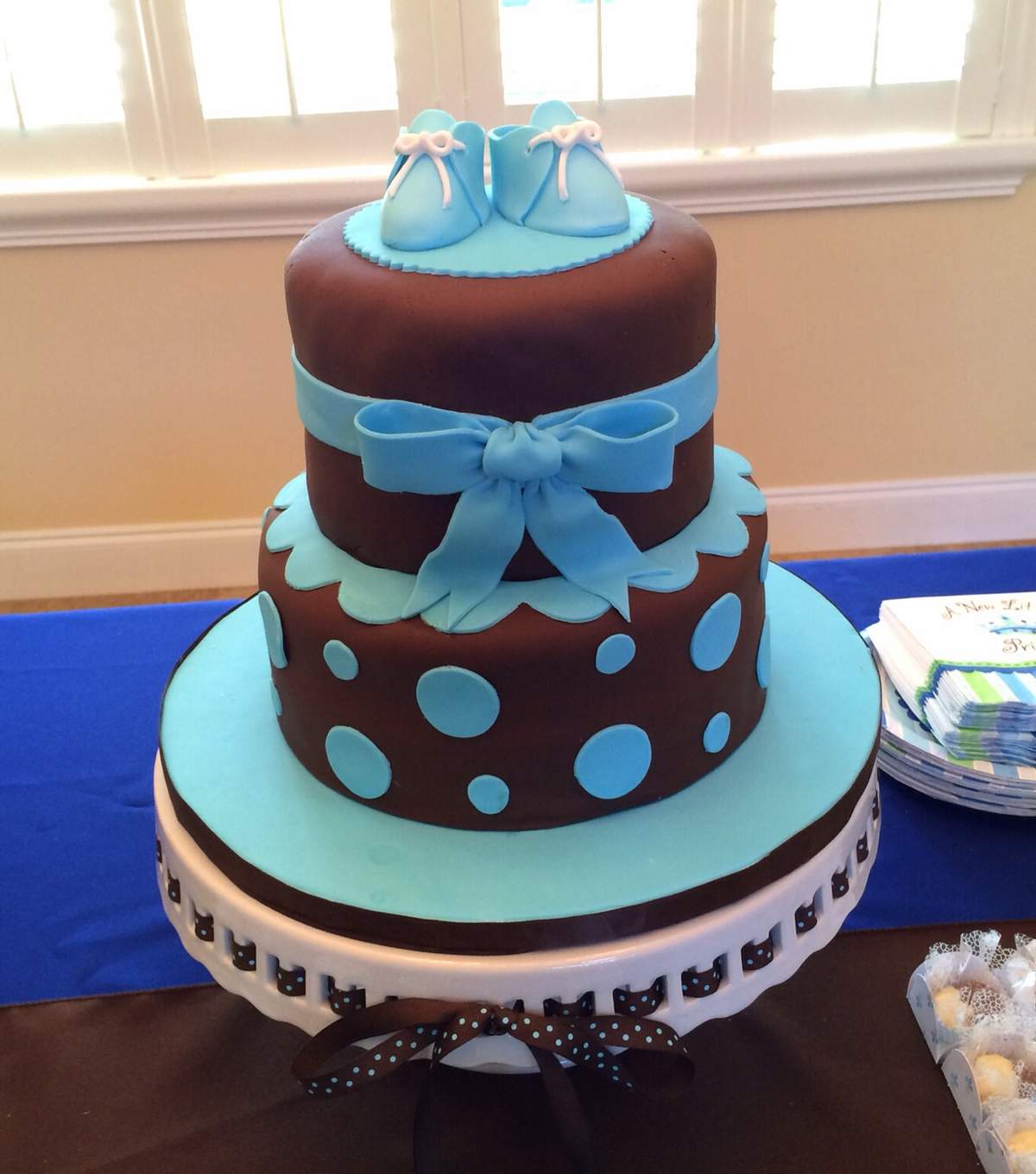 Blue and Brown / Baby Shower "Juliana's Blue and Brown Baby Shower ...