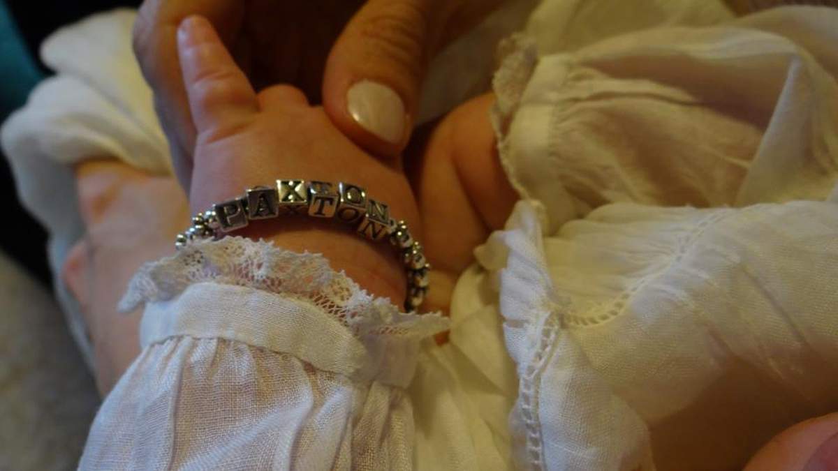 Paxton's Baptism - Baby Blue and White