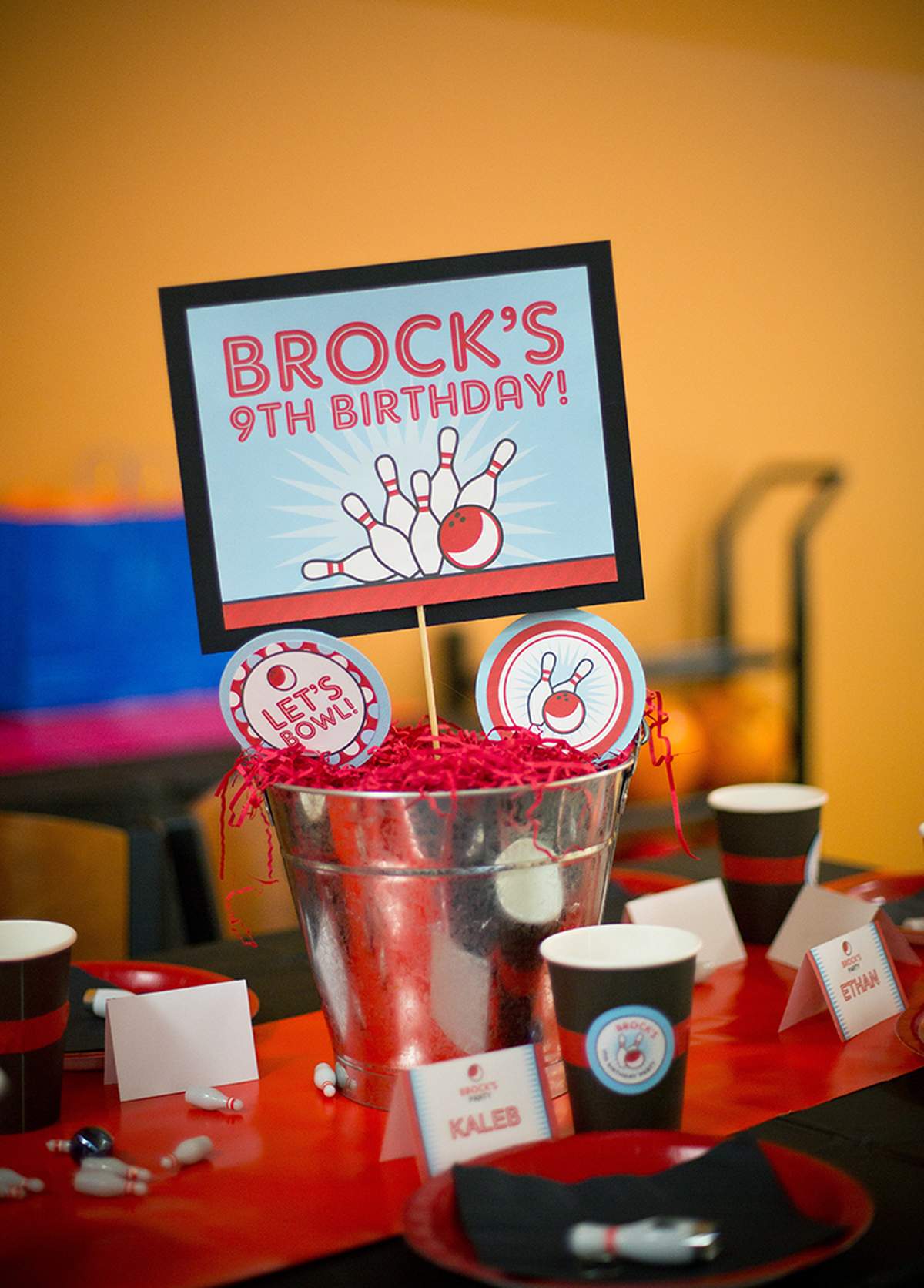 Bowling Birthday Party Ideas Photo 5 of 35 Catch My Party